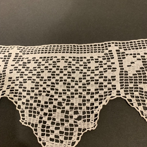 Lace Trim Handmade White Antique - Picture 6 of 10